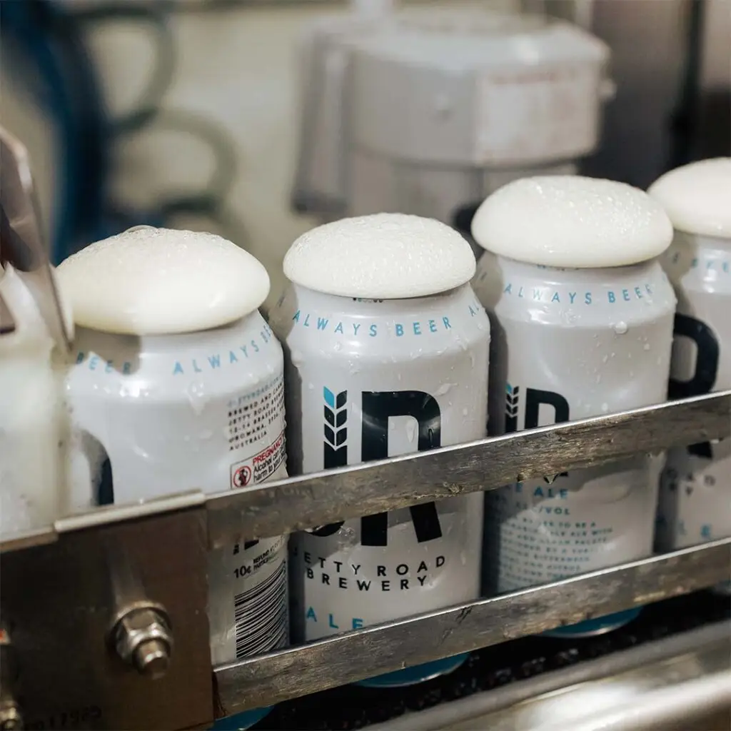 Jetty Road Pale Ale Canning Line